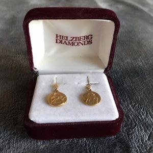 14k Gold Cupid Earrings from Helzberg Diamonds